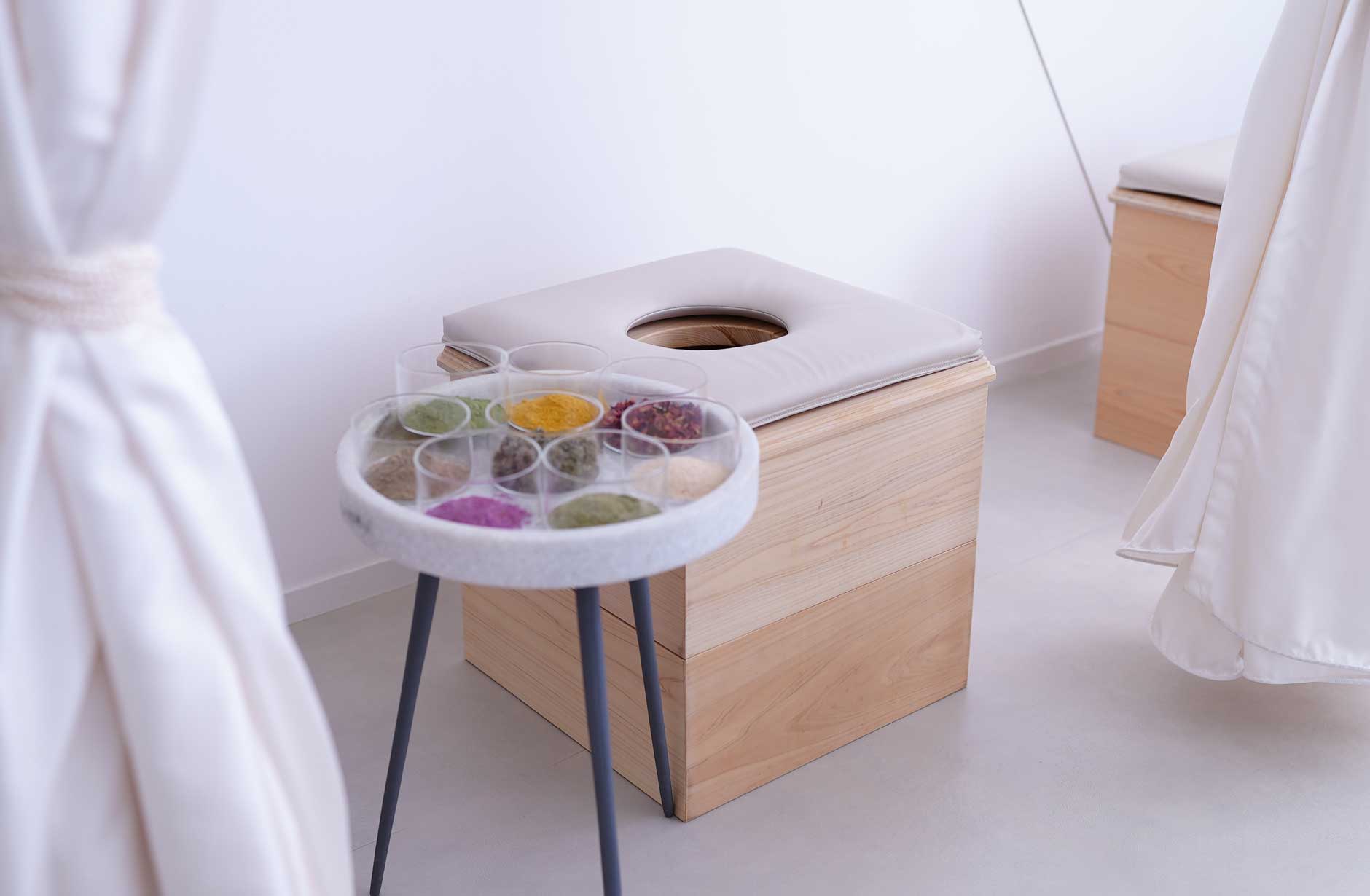 新しいよもぎ蒸し：フィトスチーム